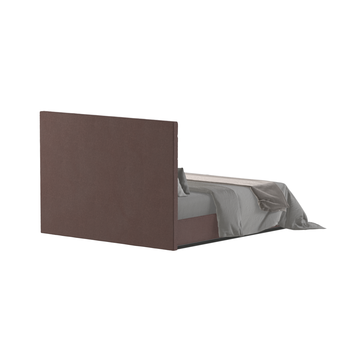 Lucia Bed With High Refined Headboard