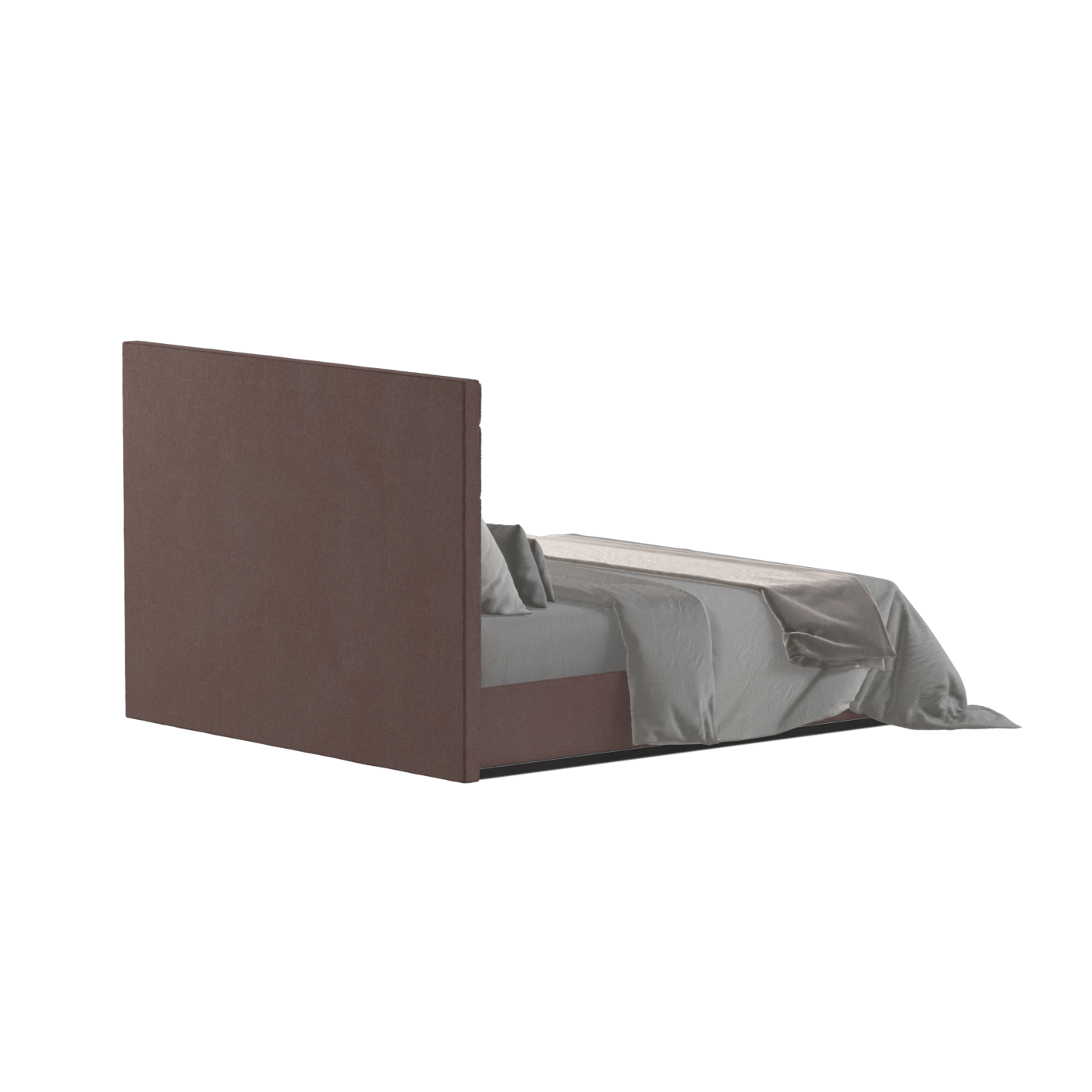 Lucia Bed With High Refined Headboard