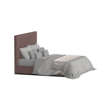 Lucia Bed With High Refined Headboard