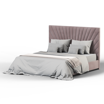 Lucia high headboard bed