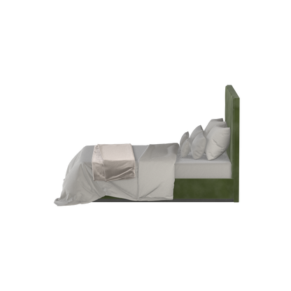 Lucia Bed With High Refined Headboard