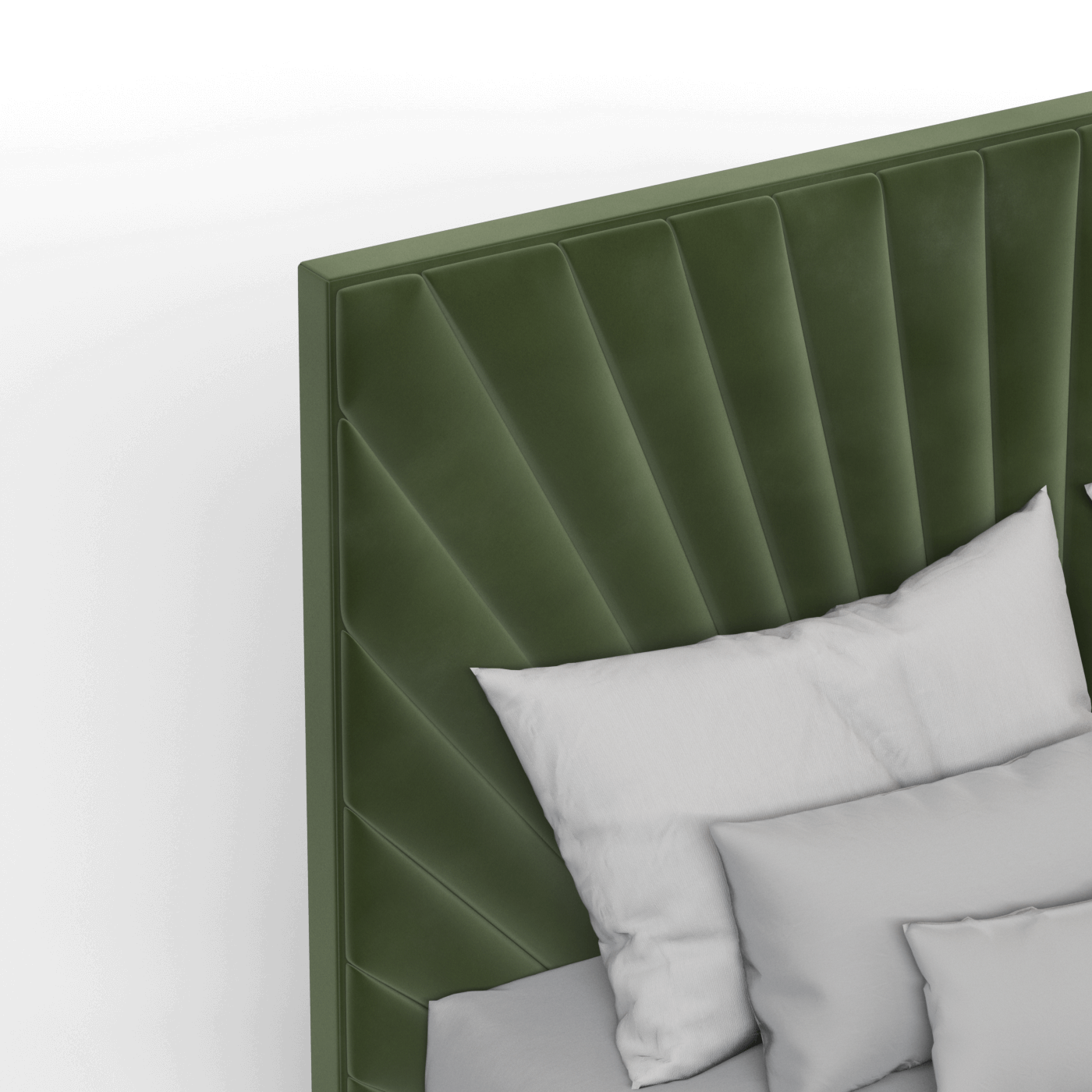 Lucia high headboard bed