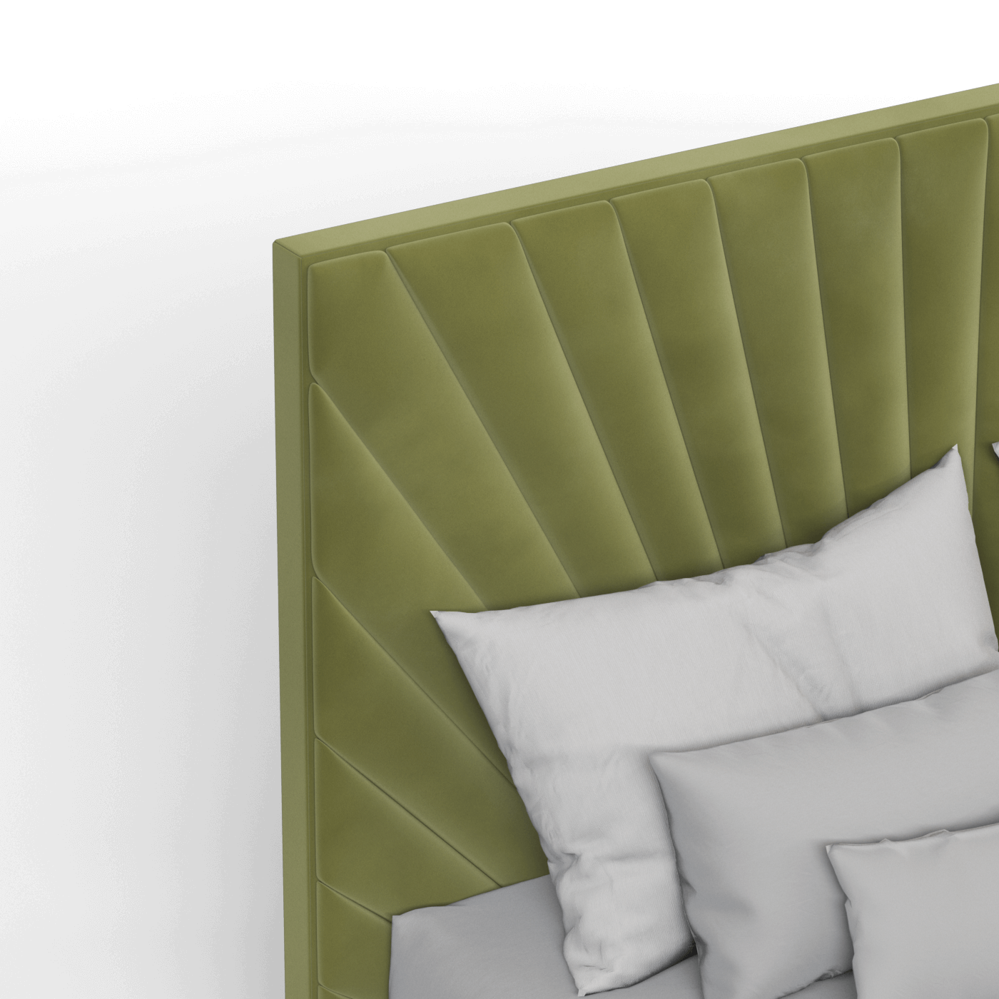 Lucia high headboard bed