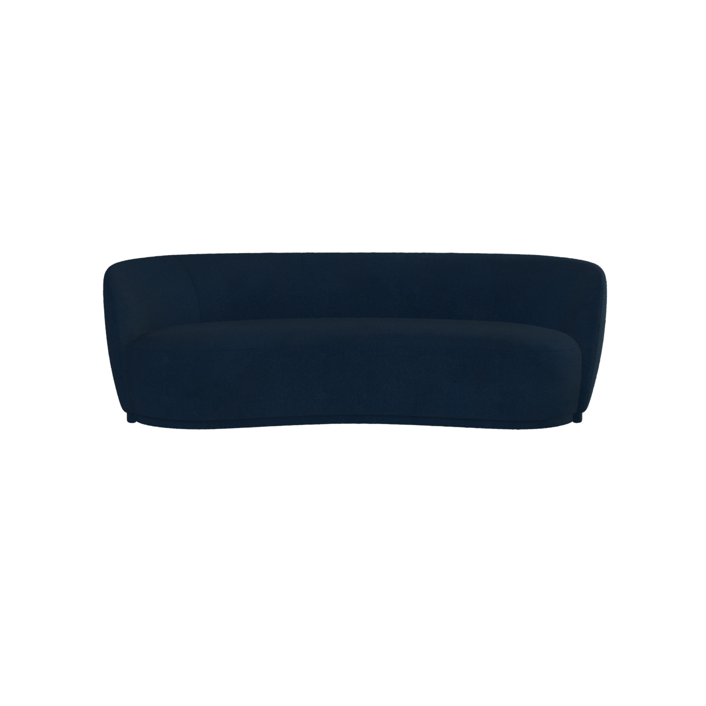Posh Sofa - Curved Back Sofa with Continuous Base