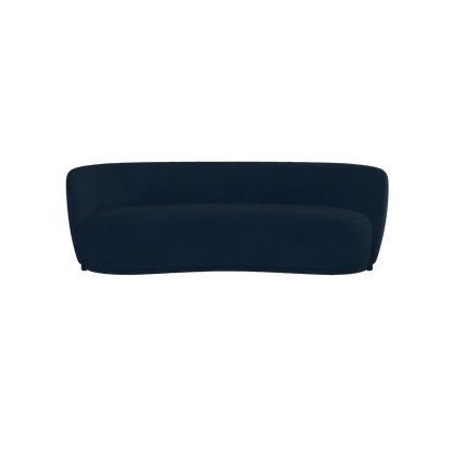Posh Sofa - Curved Back Sofa with Continuous Base