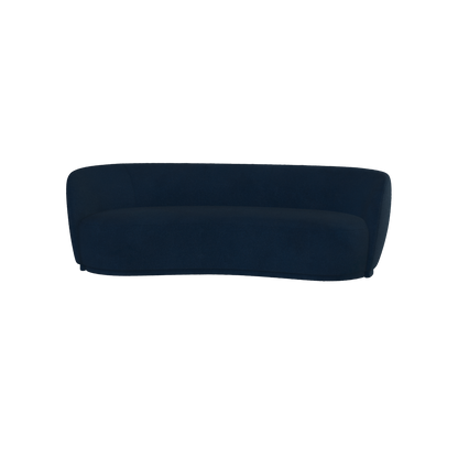 Posh Sofa - Curved Back Sofa with Continuous Base
