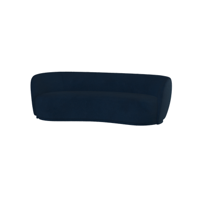 Posh Sofa - Curved Back Sofa with Continuous Base