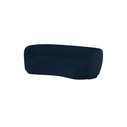 Posh Sofa - Curved Back Sofa with Continuous Base
