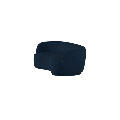 Posh Sofa - Curved Back Sofa with Continuous Base