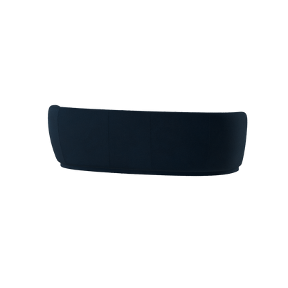 Posh Sofa - Curved Back Sofa with Continuous Base