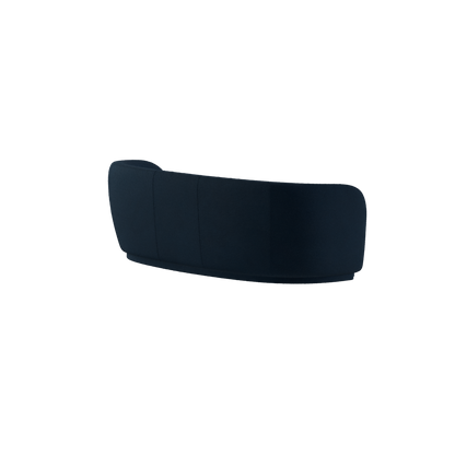 Posh Sofa - Curved Back Sofa with Continuous Base