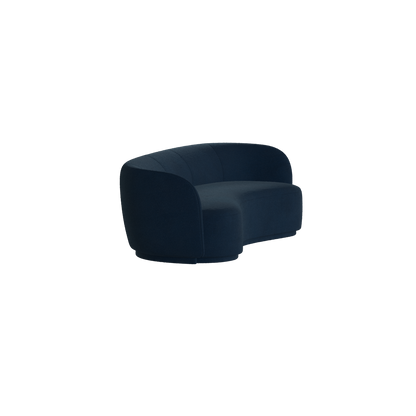 Posh Sofa - Curved Back Sofa with Continuous Base