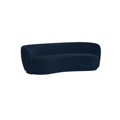 Posh Sofa - Curved Back Sofa with Continuous Base