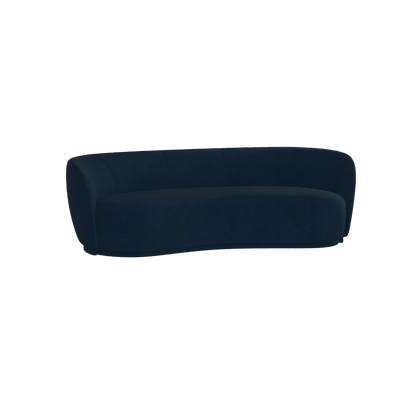 Posh Sofa - Curved Back Sofa with Continuous Base