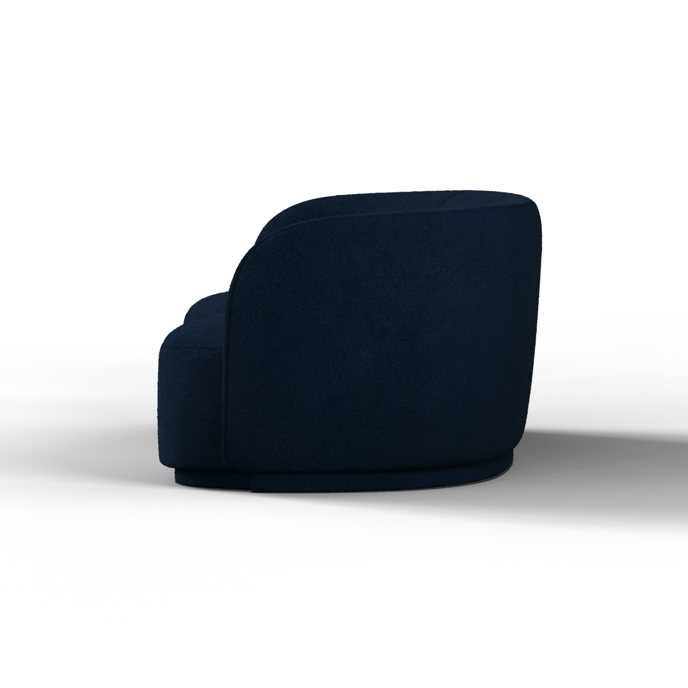 Posh Sofa - Curved Back Sofa with Continuous Base