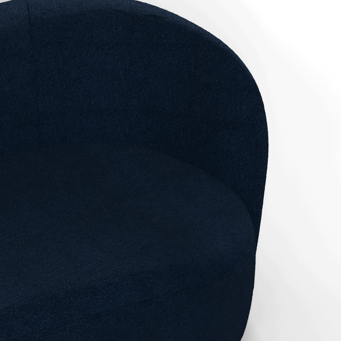Posh Sofa - Curved Back Sofa with Continuous Base