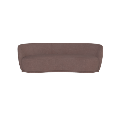 Posh Sofa - Curved Back Sofa with Continuous Base