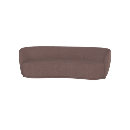 Posh Sofa - Curved Back Sofa with Continuous Base