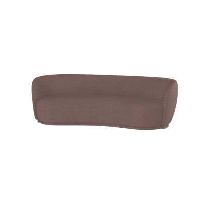 Posh Sofa - Curved Back Sofa with Continuous Base