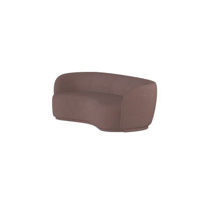 Posh Sofa - Curved Back Sofa with Continuous Base
