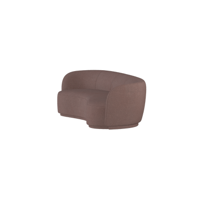 Posh Sofa - Curved Back Sofa with Continuous Base