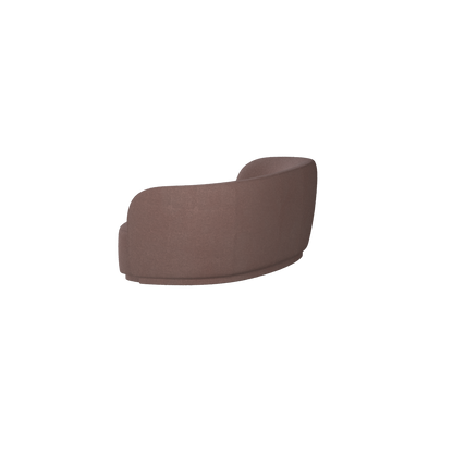 Posh Sofa - Curved Back Sofa with Continuous Base