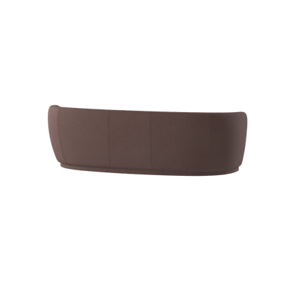 Posh Sofa - Curved Back Sofa with Continuous Base