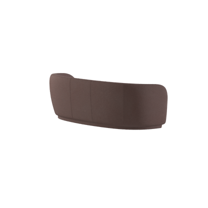 Posh Sofa - Curved Back Sofa with Continuous Base