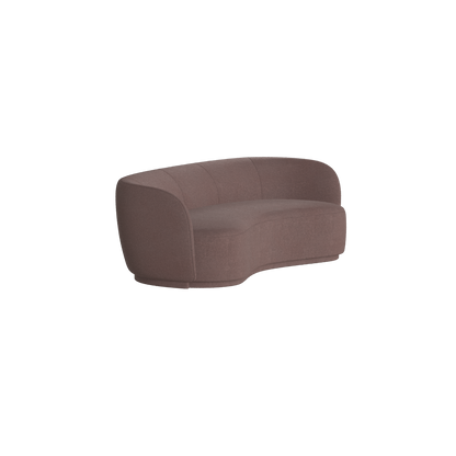 Posh Sofa - Curved Back Sofa with Continuous Base