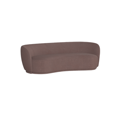 Posh Sofa - Curved Back Sofa with Continuous Base
