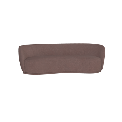 Posh Sofa - Curved Back Sofa with Continuous Base