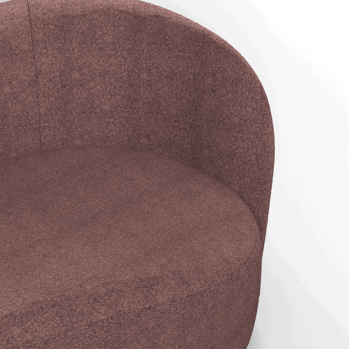 Posh Sofa - Curved Back Sofa with Continuous Base