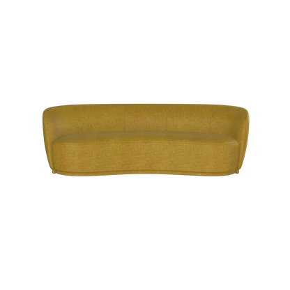 Posh Sofa - Curved Back Sofa with Continuous Base