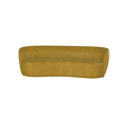 Posh Sofa - Curved Back Sofa with Continuous Base