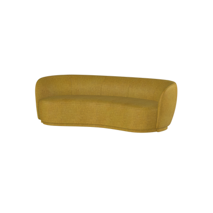 Posh Sofa - Curved Back Sofa with Continuous Base
