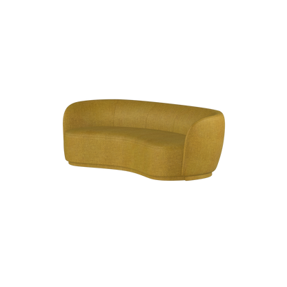 Posh Sofa - Curved Back Sofa with Continuous Base