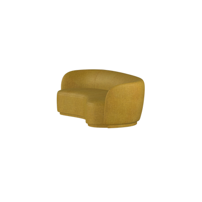 Posh Sofa - Curved Back Sofa with Continuous Base