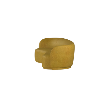 Posh Sofa - Curved Back Sofa with Continuous Base