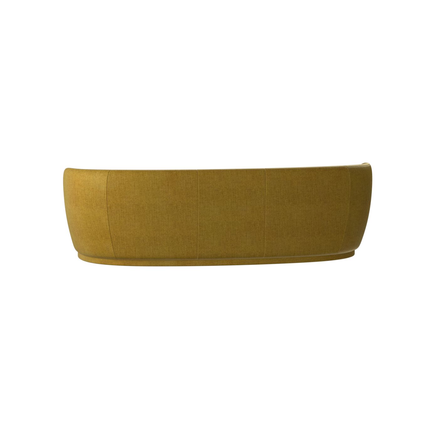 Posh Sofa - Curved Back Sofa with Continuous Base