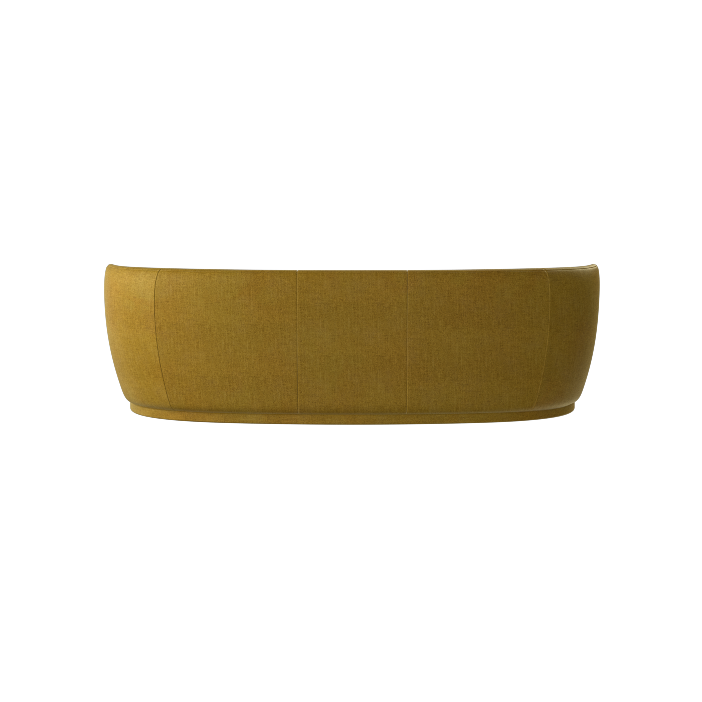 Posh Sofa - Curved Back Sofa with Continuous Base