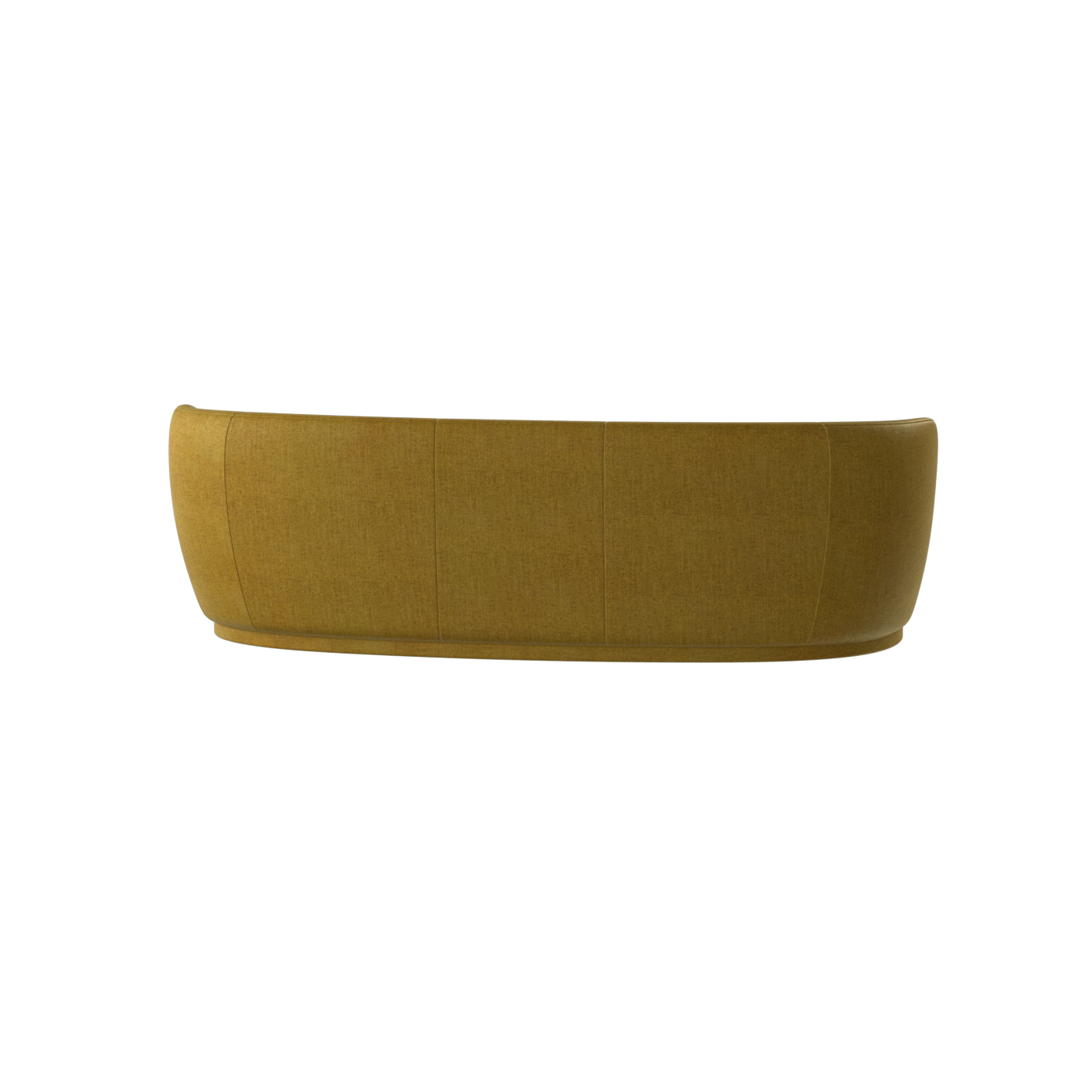 Posh Sofa - Curved Back Sofa with Continuous Base