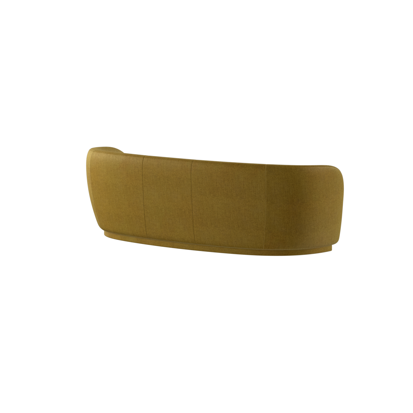 Posh Sofa - Curved Back Sofa with Continuous Base
