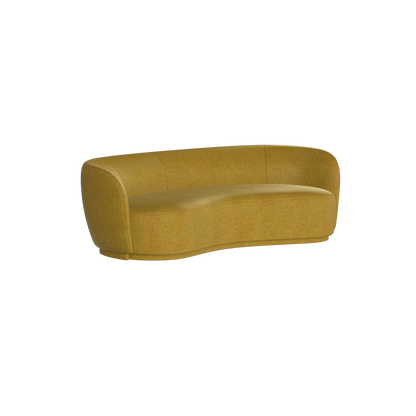 Posh Sofa - Curved Back Sofa with Continuous Base