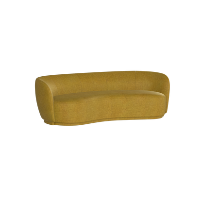 Posh Sofa - Curved Back Sofa with Continuous Base