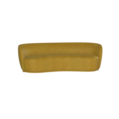 Posh Sofa - Curved Back Sofa with Continuous Base