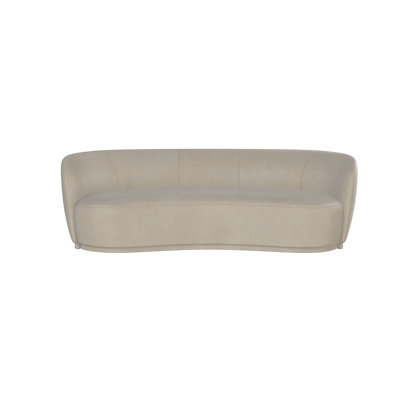 Posh Sofa - Curved Back Sofa with Continuous Base