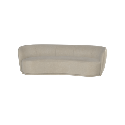 Posh Sofa - Curved Back Sofa with Continuous Base