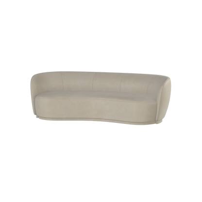 Posh Sofa - Curved Back Sofa with Continuous Base