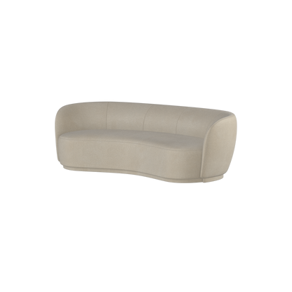 Posh Sofa - Curved Back Sofa with Continuous Base
