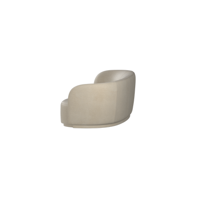 Posh Sofa - Curved Back Sofa with Continuous Base